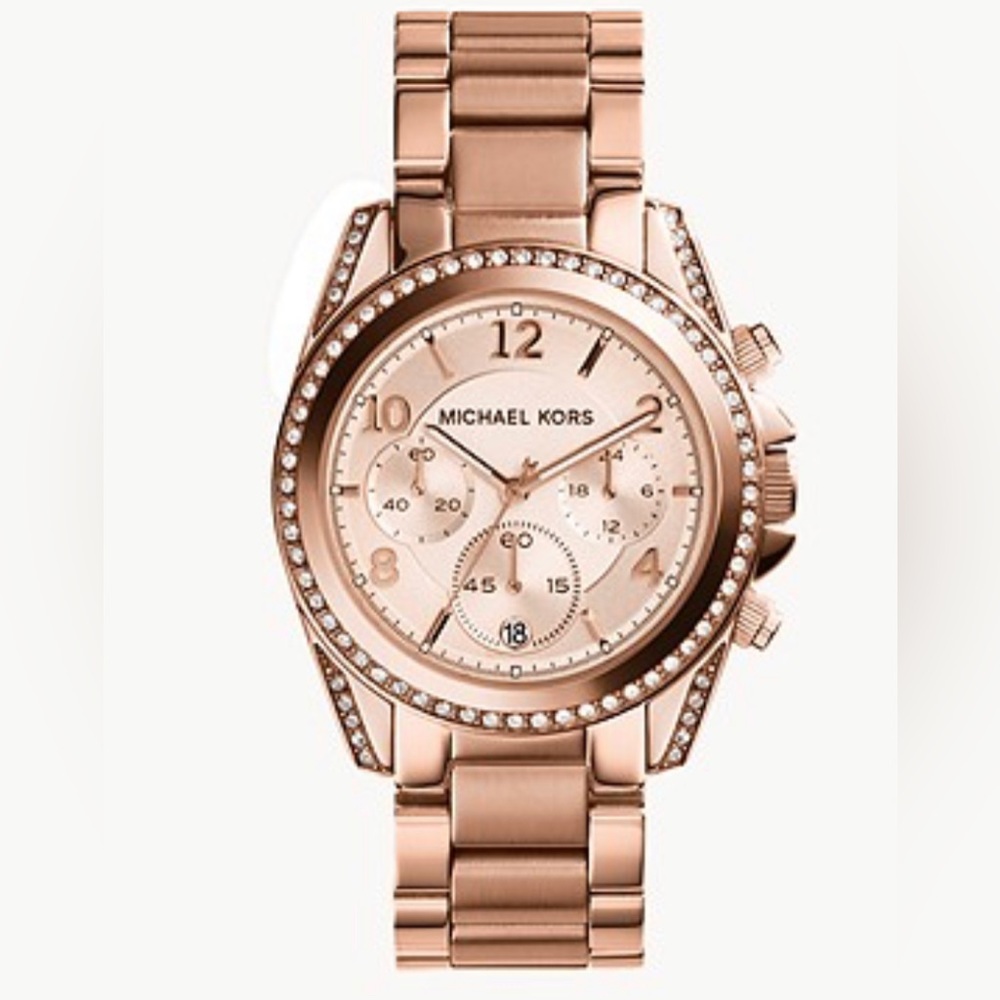 Michael KORS ladies rose gold watch